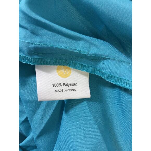 AW BRIDAL 18 2X PLUS turquoise blue Gwyneth wedding bridesmaid maxi dress B55 - Picture 9 of 9